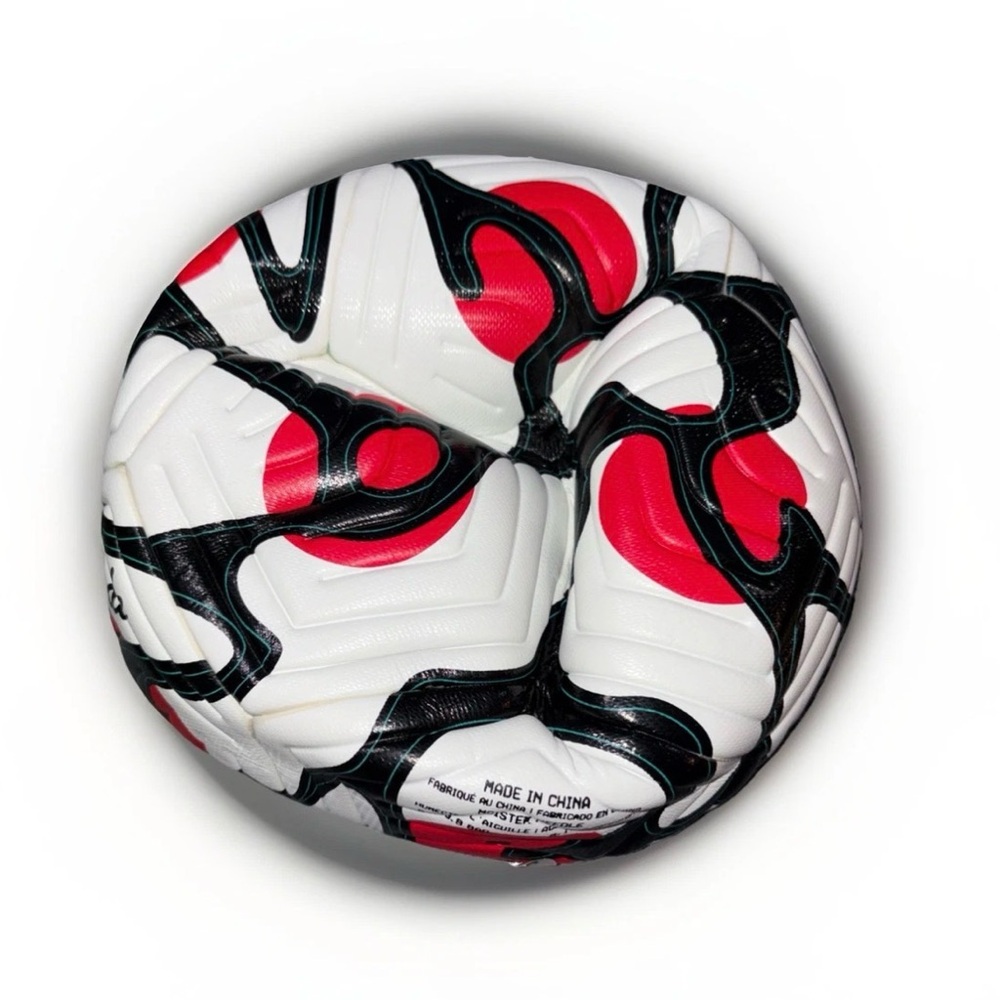 Kids Soccer Ball - Black and Red Lomade Size 5